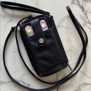 Relic (by Fossil) Crossbody Cellphone Case Bag Wallet with Wristlet strap